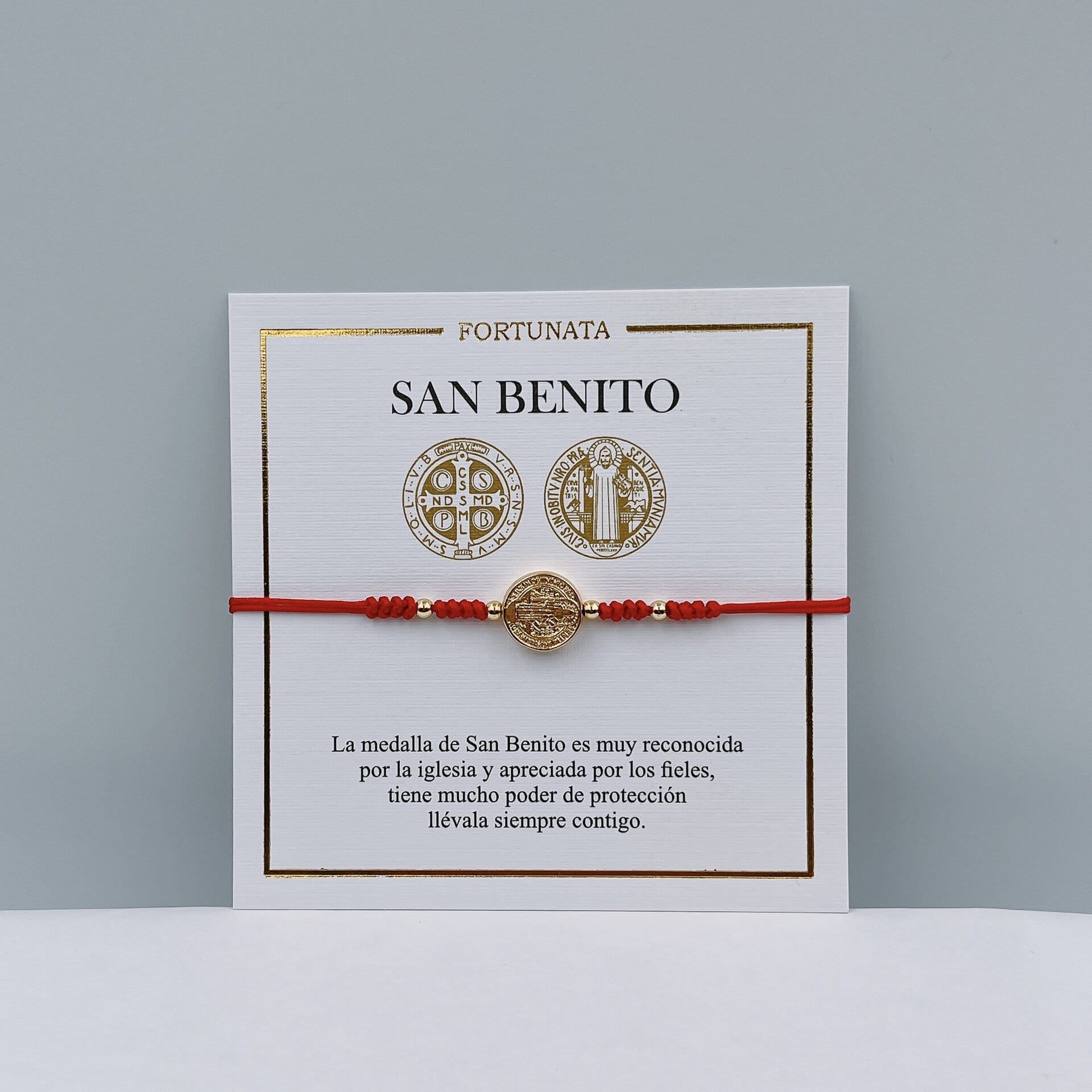 Pulsera San Benito rojo