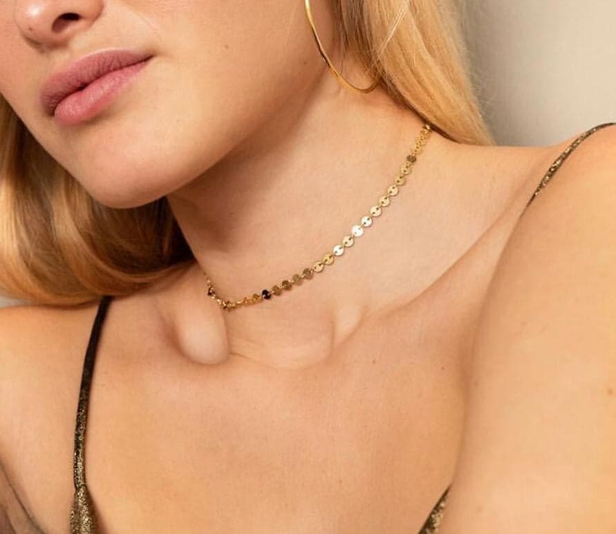 Chocker Dorado